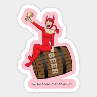 Sue Shimi on Beer Barrel Sticker